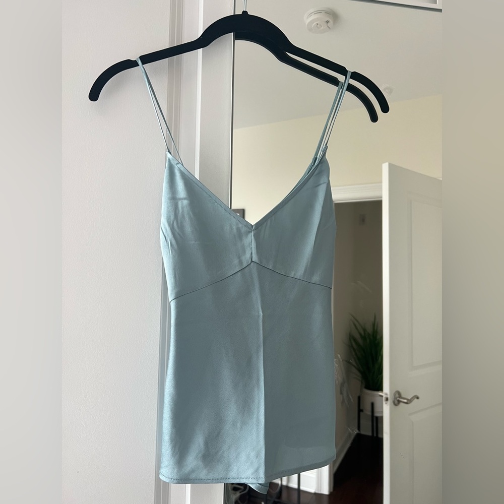 Abercrombie Satin Cowl Back Cami